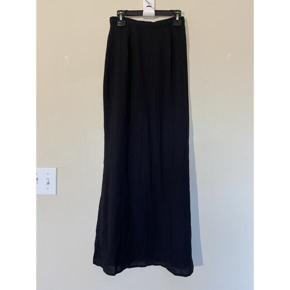 Vintage VTG 90s BCBG Paris Black Lined Maxi Skirt Going Out Careerwear XS? READ - Picture 1 of 3